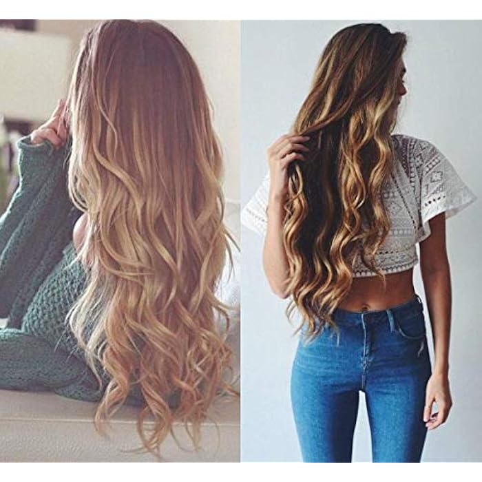 DILLARDS Hair Extensions Hairpieces Wigs Full Head Curly Wave Clips In On Synthetic For Women 5 Clips - Medium Warm Brown - Image 3